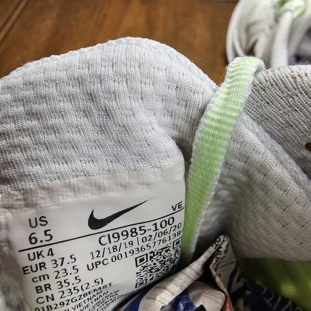 Nike Revolution 5 White Running Shoes Sneaker C19985-100 Women's Size 6.5